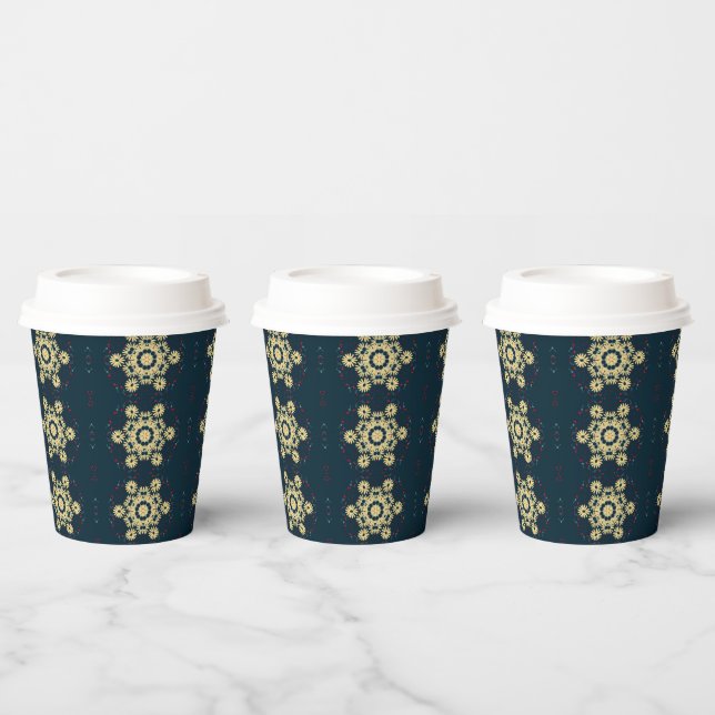 Daisy Dreams Mandala  Pappbecher (Multi)