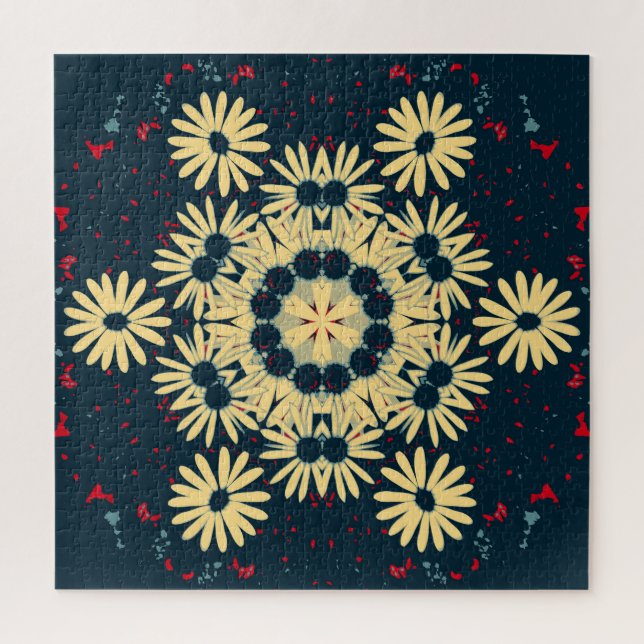 Daisy Dreams Mandala Puzzle (Vertikal)