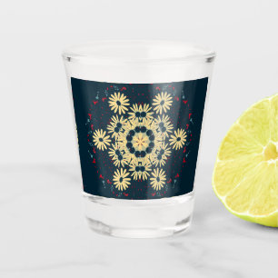 Daisy Dreams Mandala Schnapsglas