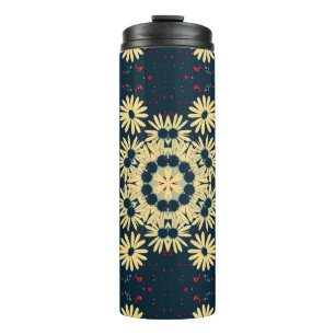 Daisy Dreams Mandala Thermosbecher