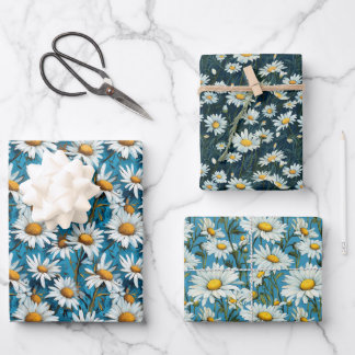 Daisy Dreams Wrapping Paper Geschenkpapier Set