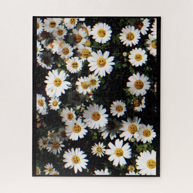 Daisy Emoji Faces Puzzle (Vertikal)
