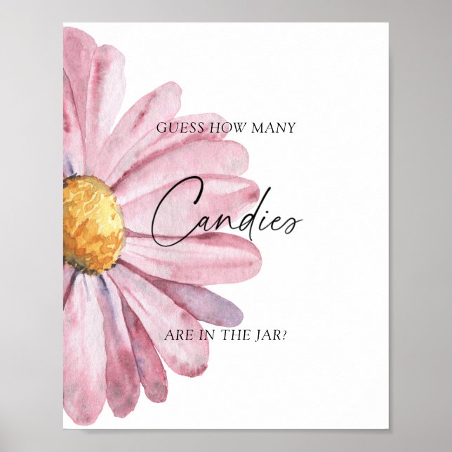 Daisy - erraten Sie, wie viele Bonbons Poster (Vorne)