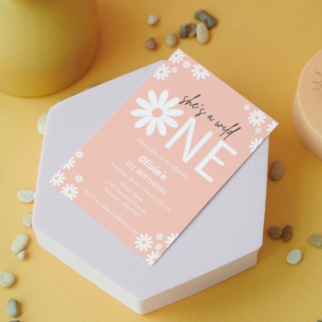 Daisy Erste Geburtstagsparty bohemian wild one Inv Einladung (Von Creator hochgeladen)