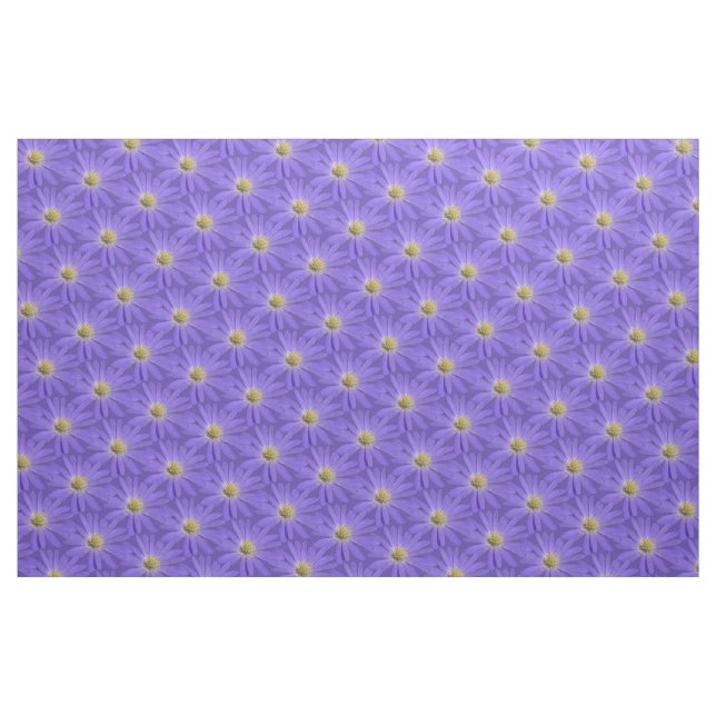 Daisy Fabric Lila Daisy Fabric Cotton oder Poly Stoff (Fat Quarter (45,7 x 55,9 cm))