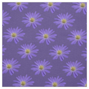 Daisy Fabric Lila Daisy Fabric Cotton oder Poly Stoff