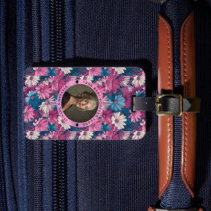 Daisy Floral 70. Geburtstag Trendy Gepäckanhänger
