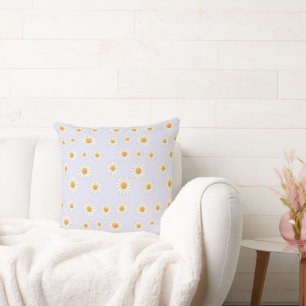 Daisy Floral - Ästhetische botanische Wohngestaltu Kissen