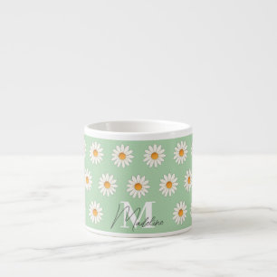 Daisy Floral Espresso Tasse - Niedlicher Mini-Kaff