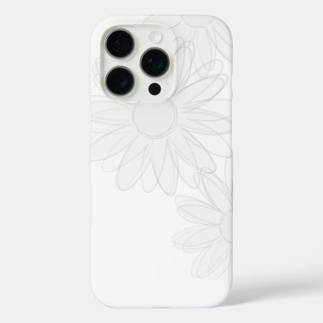 Daisy Floral Illustration Case-Mate iPhone Hülle (Rückseite)