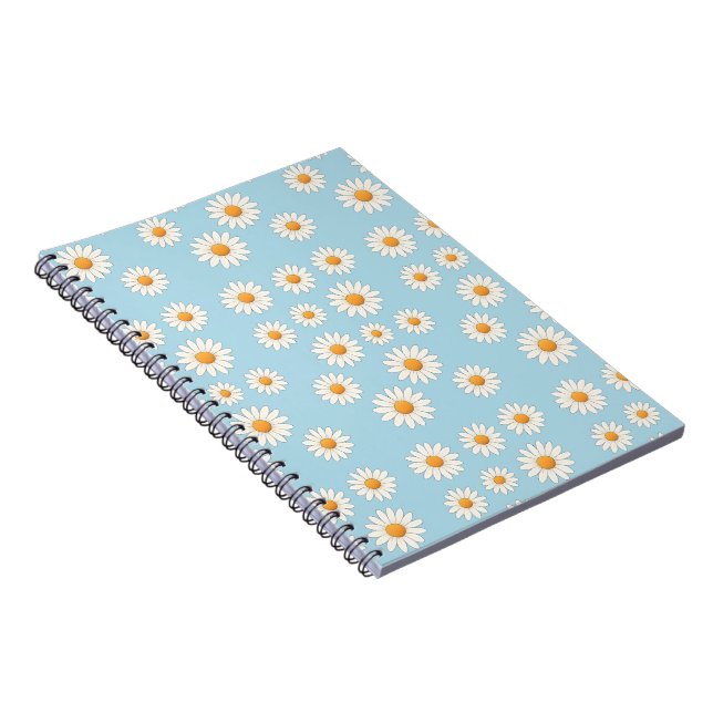 Daisy Floral Spiral Notebook - Foto Journal Notizblock (Rechte Seite)