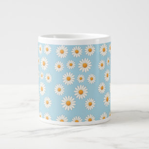 Daisy Floral Tasse - Fröhliche Blume Muster Kaffee