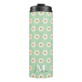 Daisy Floral Thermal Tumbler - Ästhetisch isoliert Thermosbecher