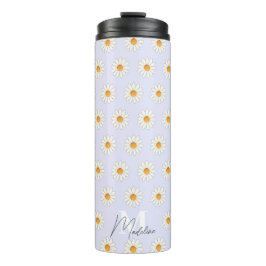 Daisy Floral Thermal Tumbler - Ästhetisch isoliert Thermosbecher