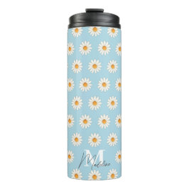 Daisy Floral Thermal Tumbler - Ästhetisch isoliert Thermosbecher