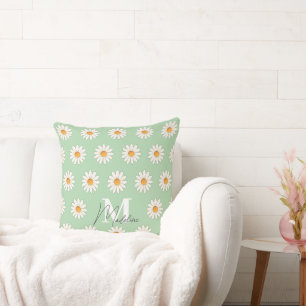 Daisy Floral Throw Kissen - Gemütliche Wohngestalt