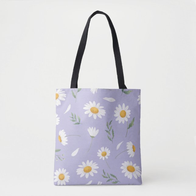 Daisy Floral Tote Bag (Vorderseite)