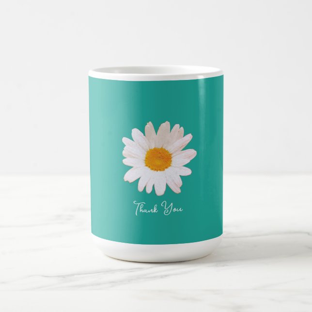 Daisy Flower Dream– Summer Botanical Cozy Kaffeetasse (Mittel)