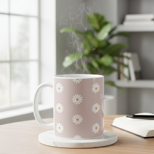 Daisy Flower Mug, Daisy Flower Mug, Custom Daisy  Kaffeetasse (Von Creator hochgeladen)