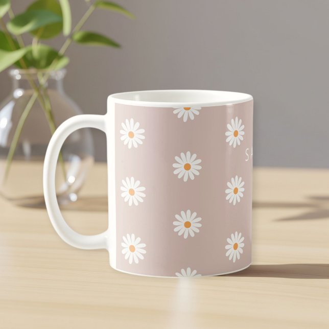 Daisy Flower Mug, Daisy Flower Mug, Custom Daisy  Kaffeetasse (Von Creator hochgeladen)