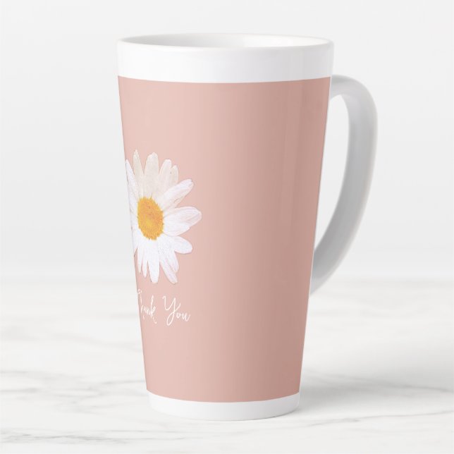 Daisy Flower Mug – Summer Botanical Cozy Milchtasse (Rechte Ecke)
