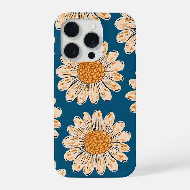 Daisy Flower Phone Case iPhone Hülle (Rückseite)
