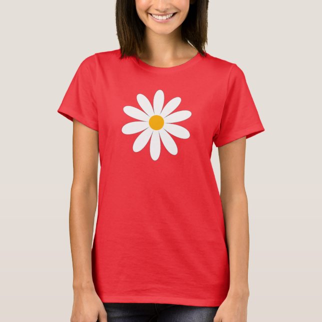 Daisy Flower T-Shirt (Vorderseite)