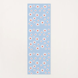 Daisy Flowers Pattern Yogamatte