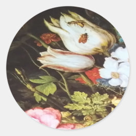 Daisy Flowers Runder Aufkleber