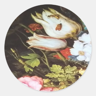 Daisy Flowers Runder Aufkleber