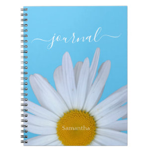Daisy Foto Blue Journal Spiral Foto Notebook Notizblock