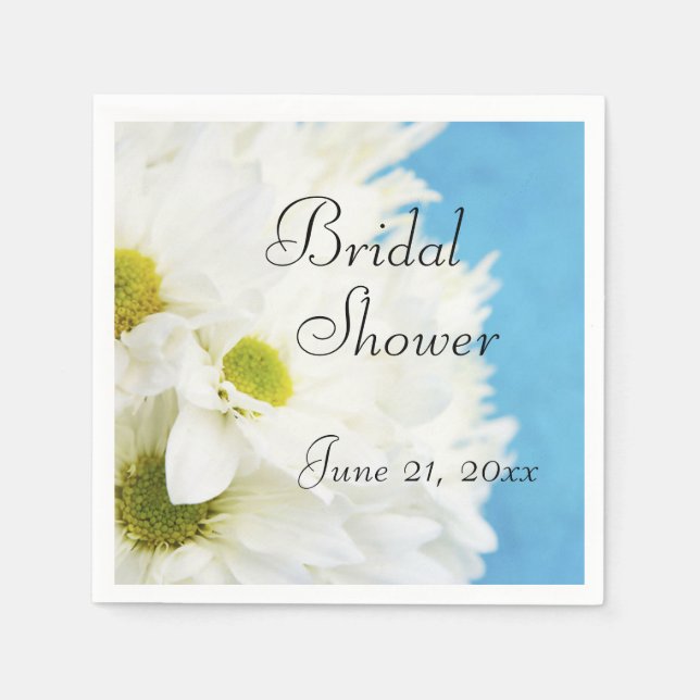 Daisy Foto Serviette (Vorderseite)