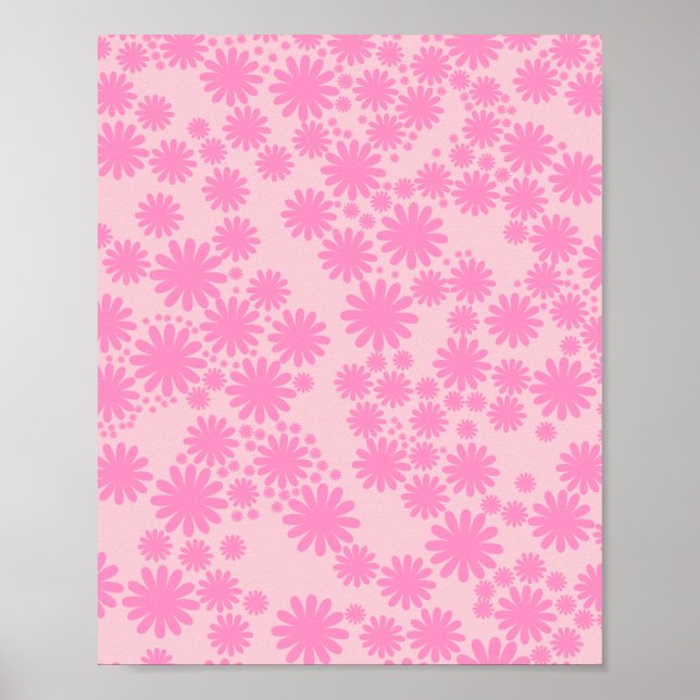 Daisy Garden 04 Rosa Poster (Vorne)