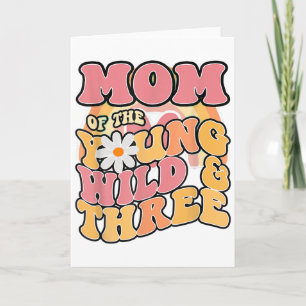 Daisy Geburtstag Mama Jung Wild 3 Boho 3. Geburtst Karte