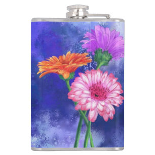 Daisy Gerbera Flask Flachmann