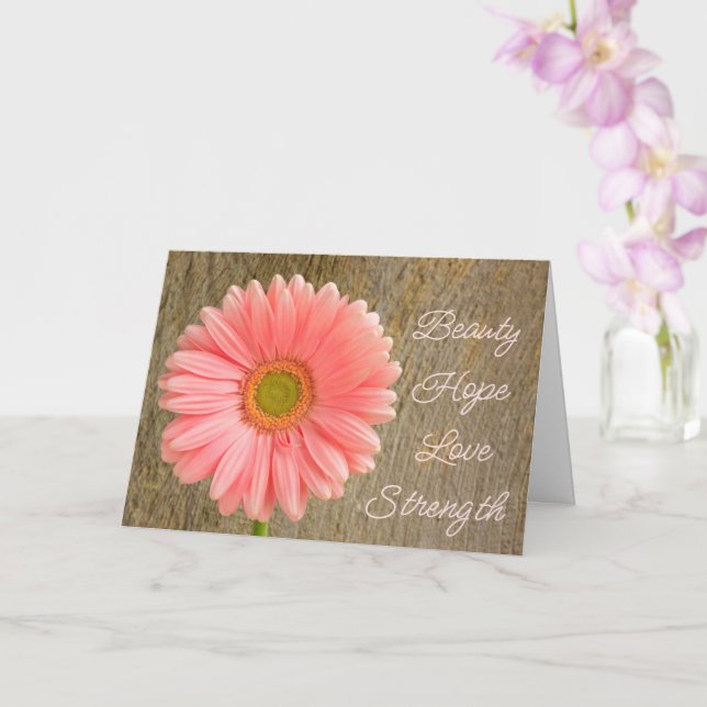 Daisy Get Well Comfort Card Karte (Orchidee)