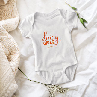 Daisy Girl - Baby Romper Bodysuit Strampler