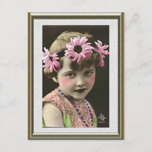 Daisy Girl Postkarte