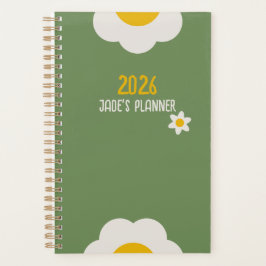 DAISY GREEN - 2026 Floral Planner Planer