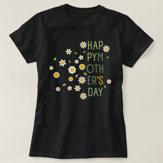 Daisy Green - Blumenflora-T - Shirt der Mutter (Design vorne)