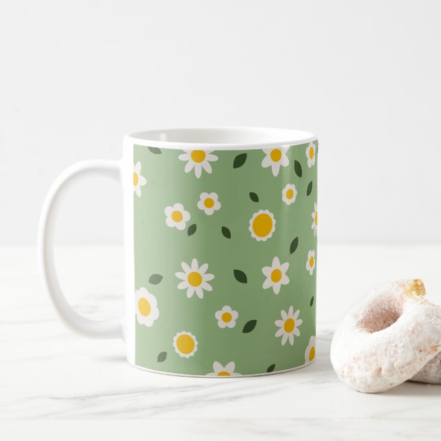 DAISY GREEN - Daisy Floral Tasse (Mit Donut)