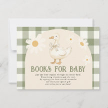 Daisy Green Goose Baby Shower Books