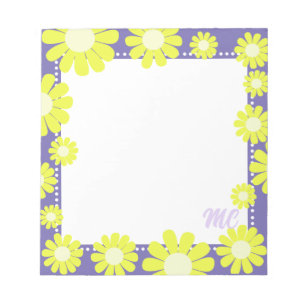 Daisy Green Lilac Notizblock