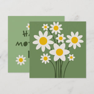DAISY GREEN - Muttertags-Blumen-Einladungskarte Einladung