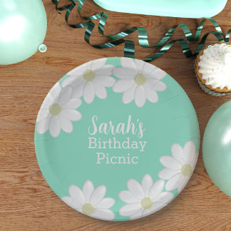 Daisy Green Summer Birthday Picnic Paper Tellers Pappteller
