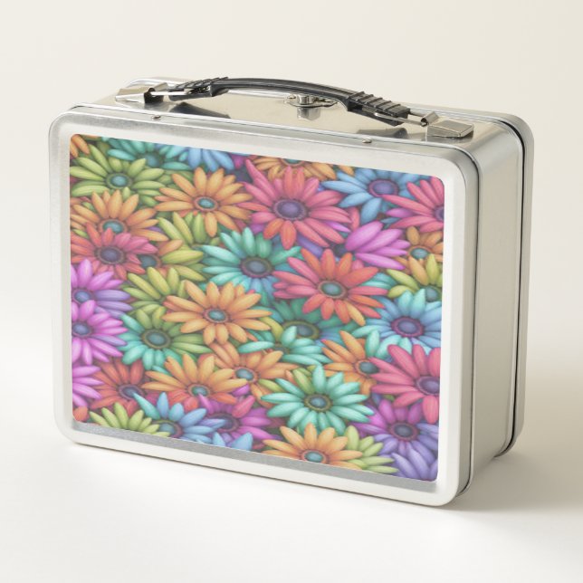 Daisy Happy #4111 - Metal Lunchbox (Rückseite)