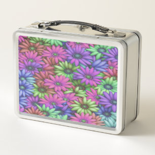 Daisy Happy #4114 - Metal Lunchbox
