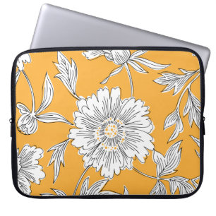 Daisy Heads: Summer Floral Line. Laptopschutzhülle