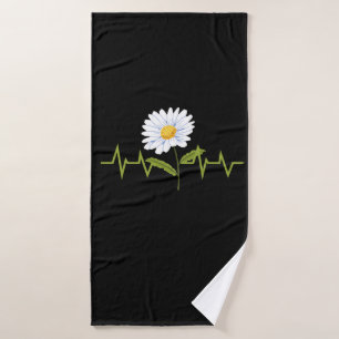 Daisy Heartbeat Badehandtuch