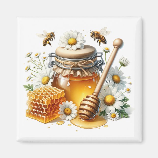 Daisy Honey Magnet   (Vorne)